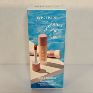 SKINN Unfiltered Firm & Flawless Foundation+Concealer with Foundation Brush